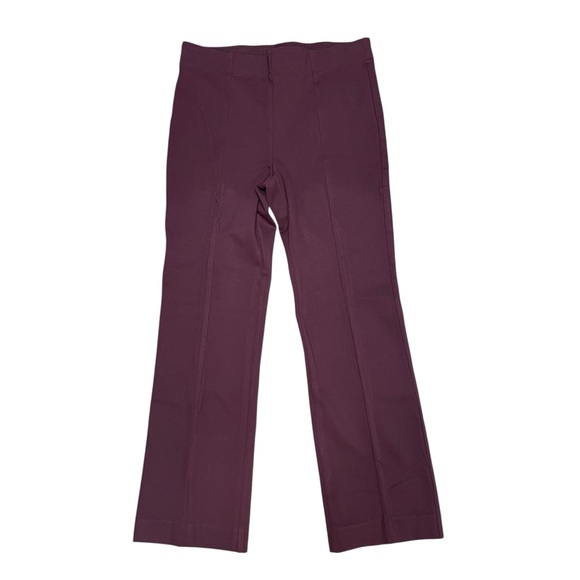 Ann Taylor Pants - Ann Taylor Women's Burgundy Seamed Pull On Ankle Pants Size Small